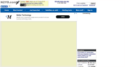 Desktop Screenshot of n2yo.com